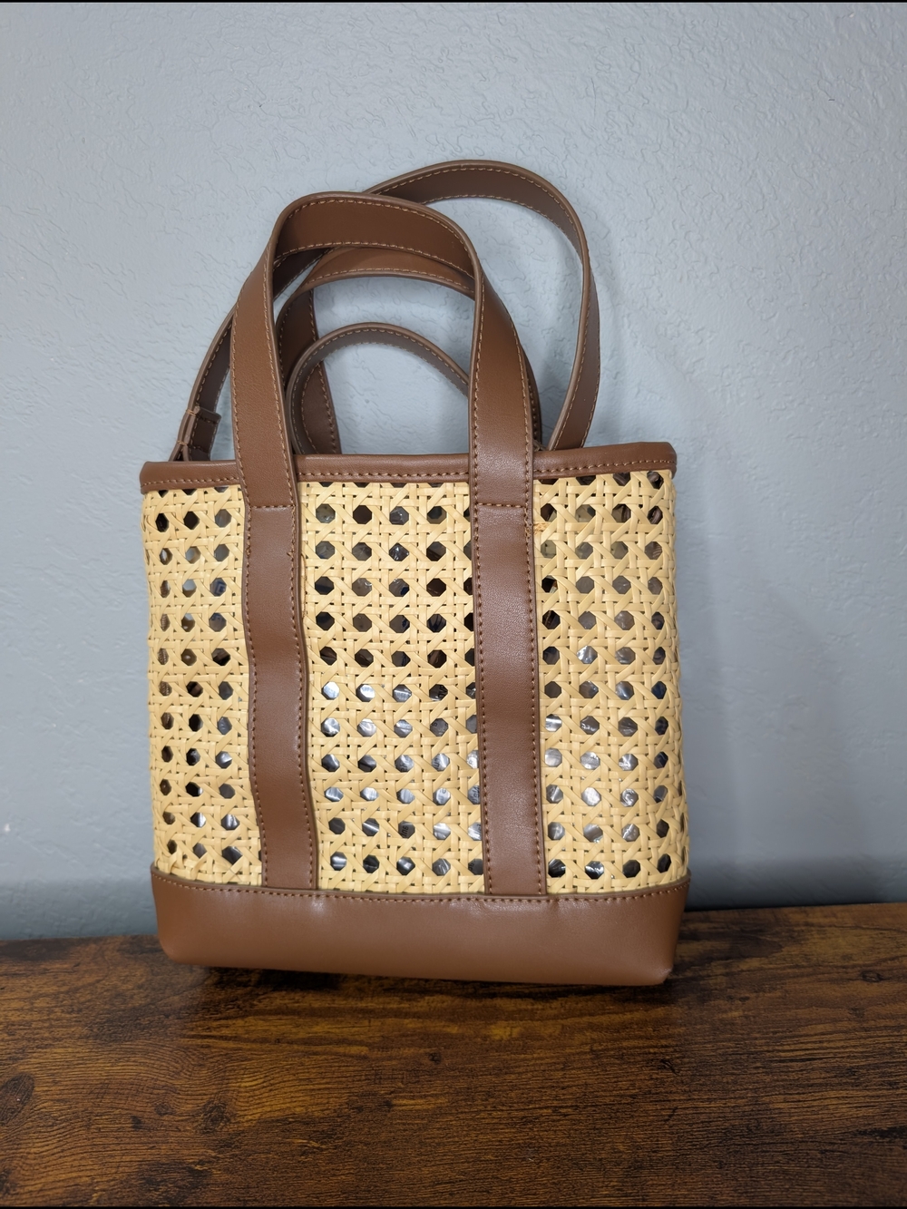 NWT J. Crew Mini Crossbody Tote - Picture 2 of 4